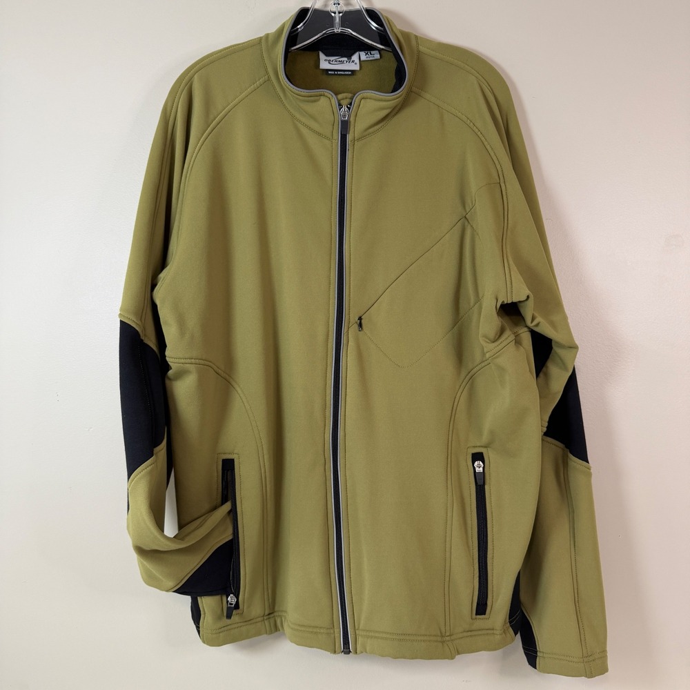 Obermeyer Softshell Jacket Mens XL Ski Hiking Fleece Lined Full Zip Outdoor